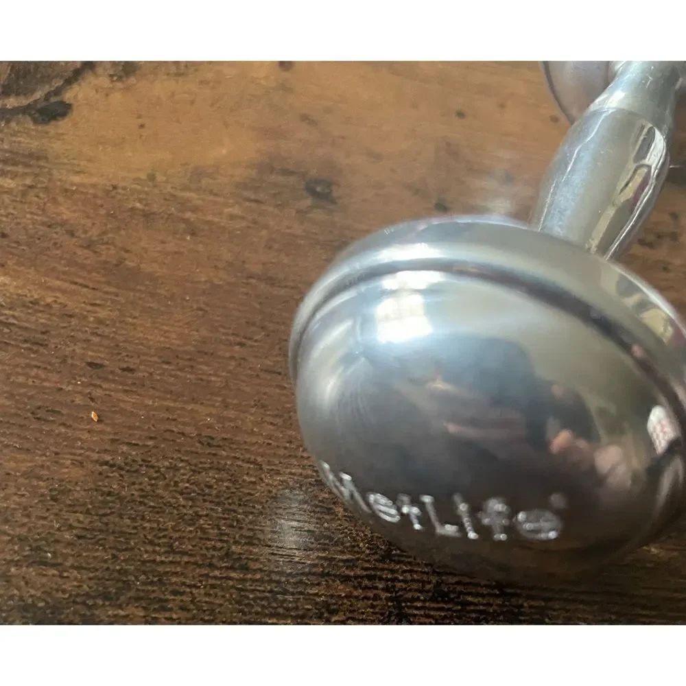 Salisbury Pewter Dumbbell Baby Rattle - Picture 4 of 4